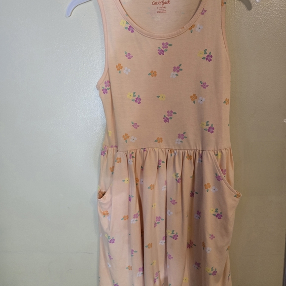 Cat & Jack Pink Sleeveless Scoop Neck Sundress - Picture 1 of 1